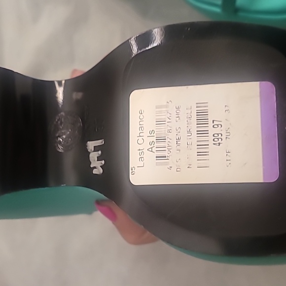 Versace platform sandles new missing strap some scratches - Picture 10 of 10